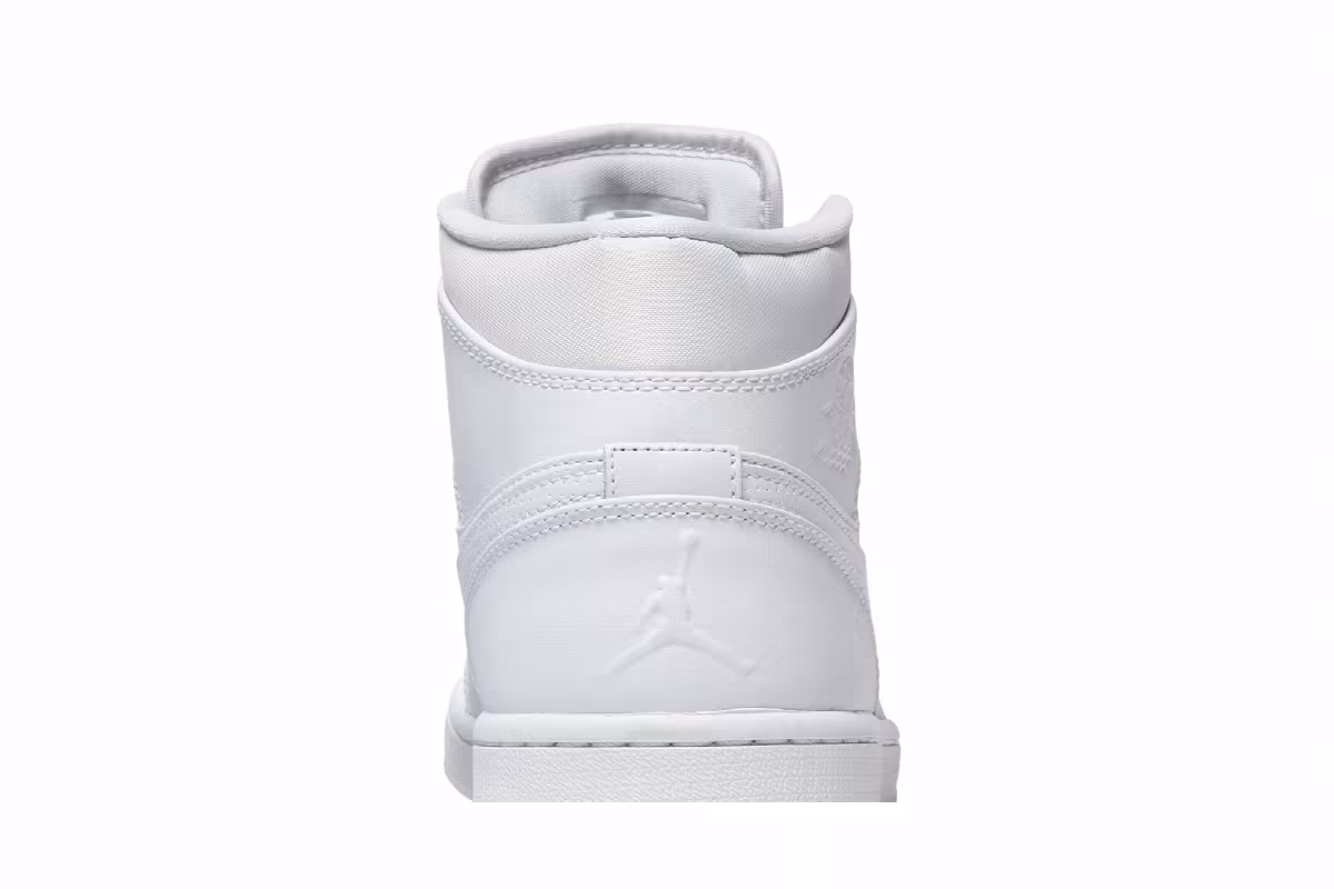 Air Jordan 1 Mid White, view 8