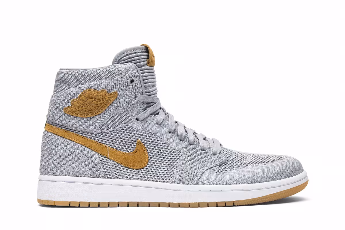 Air Jordan 1 High OG Flyknit Wolf Grey, view 2