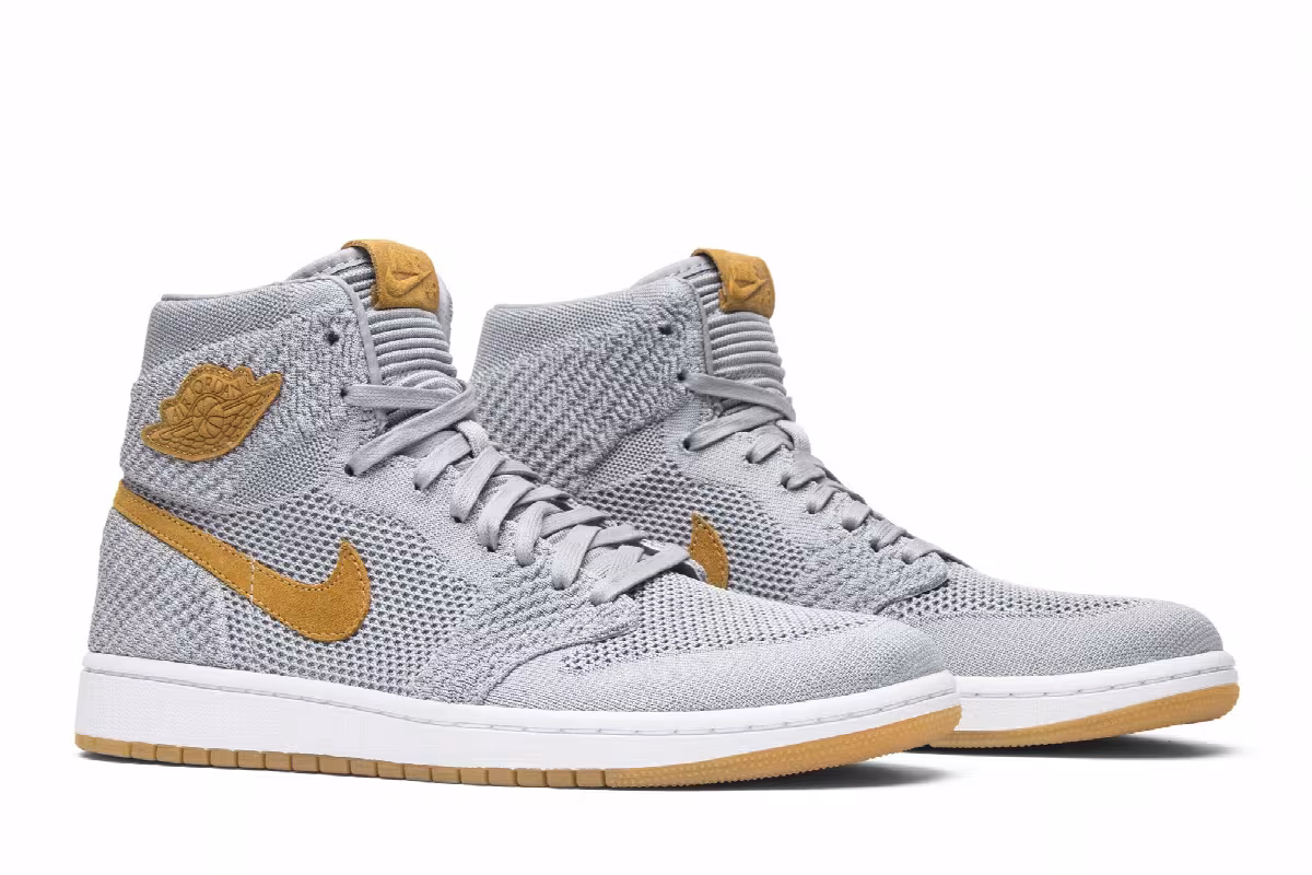 Air Jordan 1 High OG Flyknit Wolf Grey, view 9