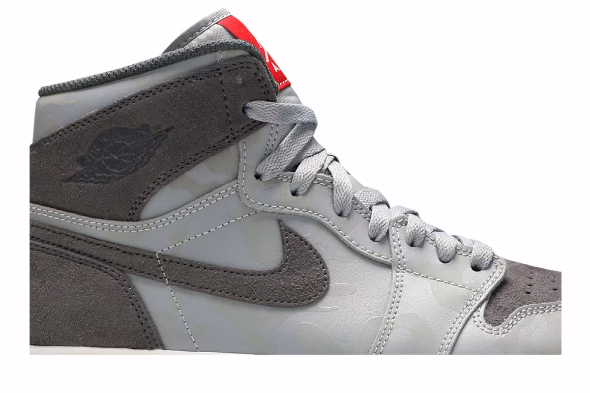 Air Jordan 1 High Premium Grey Camo, view 3