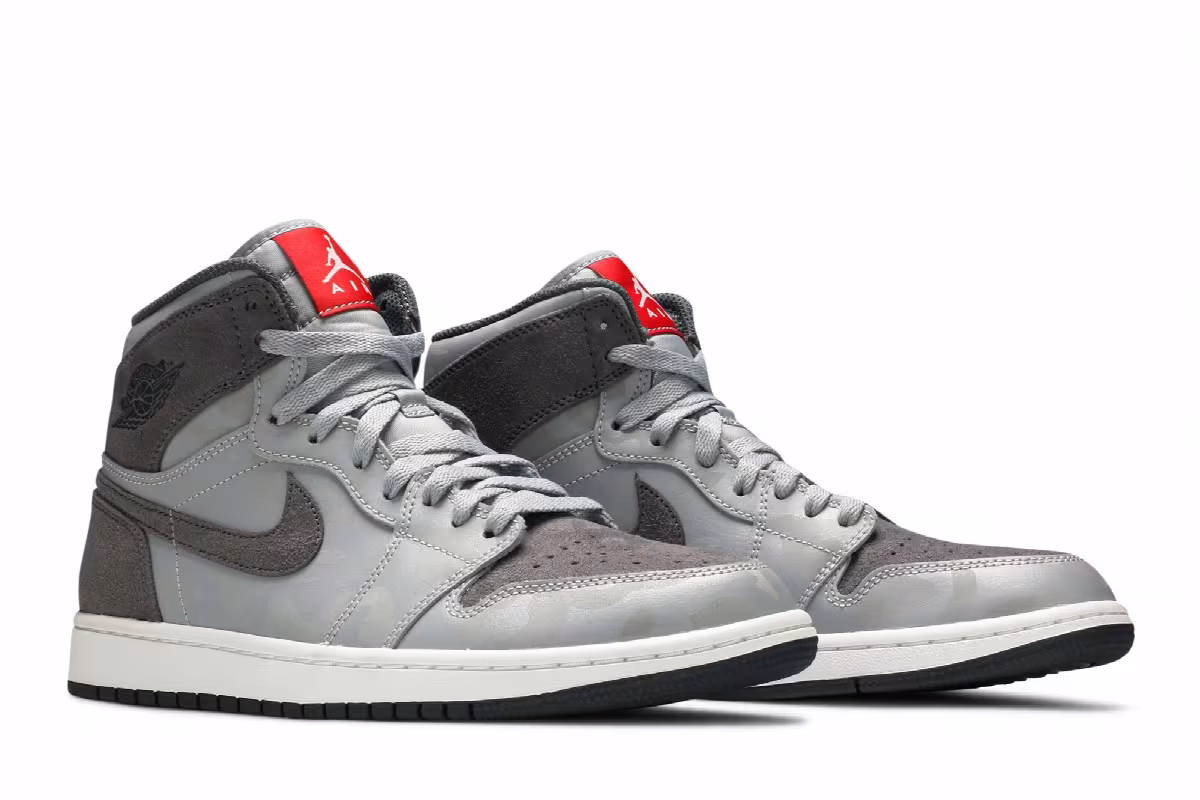 Air Jordan 1 High Premium Grey Camo, view 9