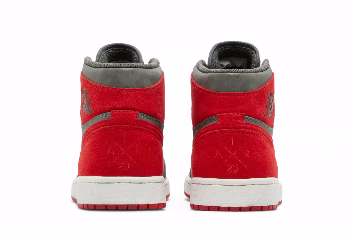 Air Jordan 1 High Premium Red Camo, view 7