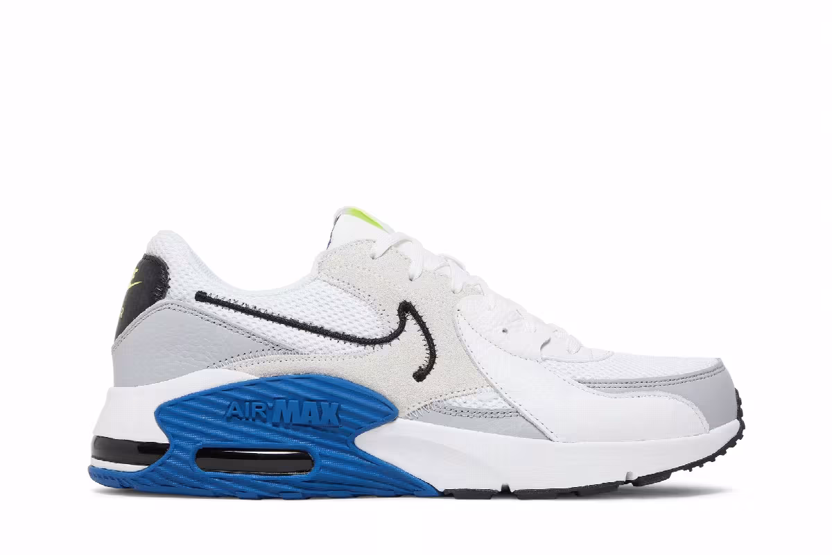 Nike Air Max Excee White Dark Royal Blue, view 2