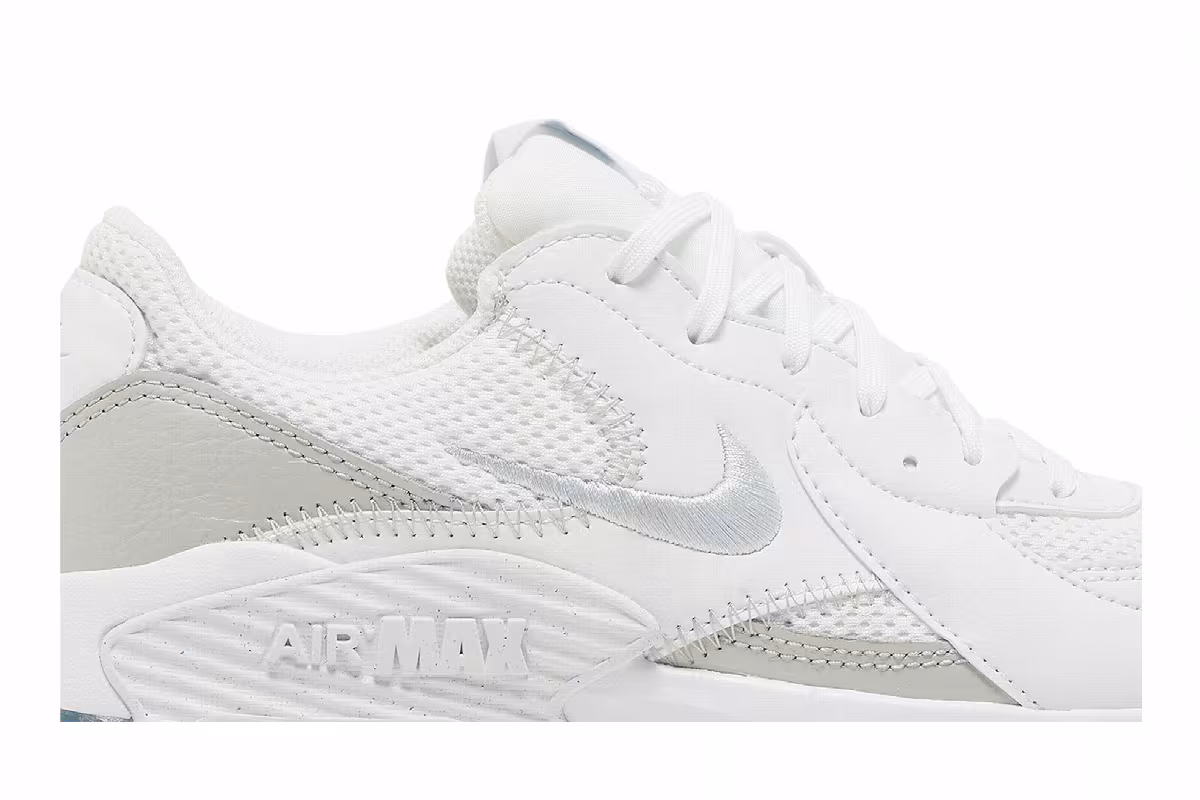 Nike Women's Air Max Excee White Metallic Platinum, view 3