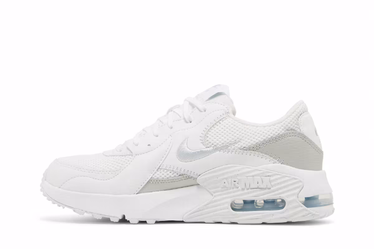Nike Women's Air Max Excee White Metallic Platinum, view 4