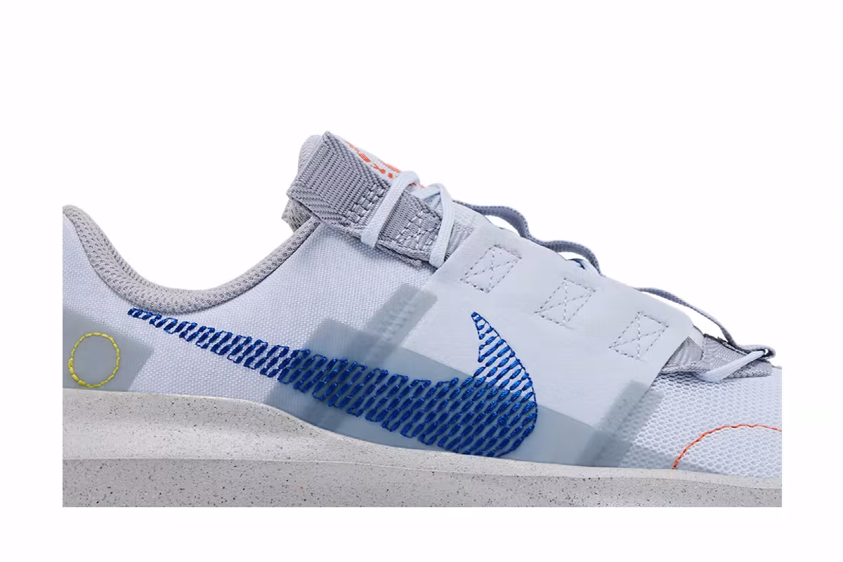 Nike Crater Impact GS Football Grey Game Royal, view 3