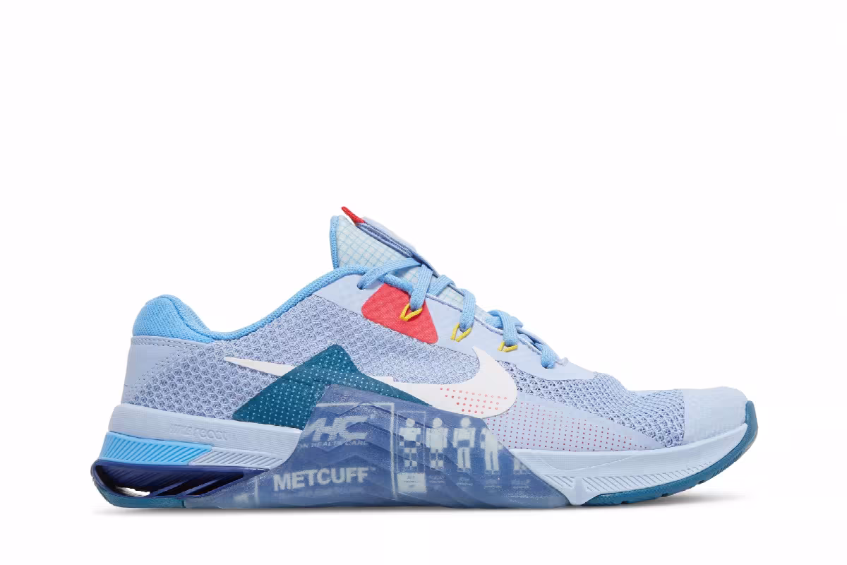 Nike Metcon 7 AMP Light Marine, view 2