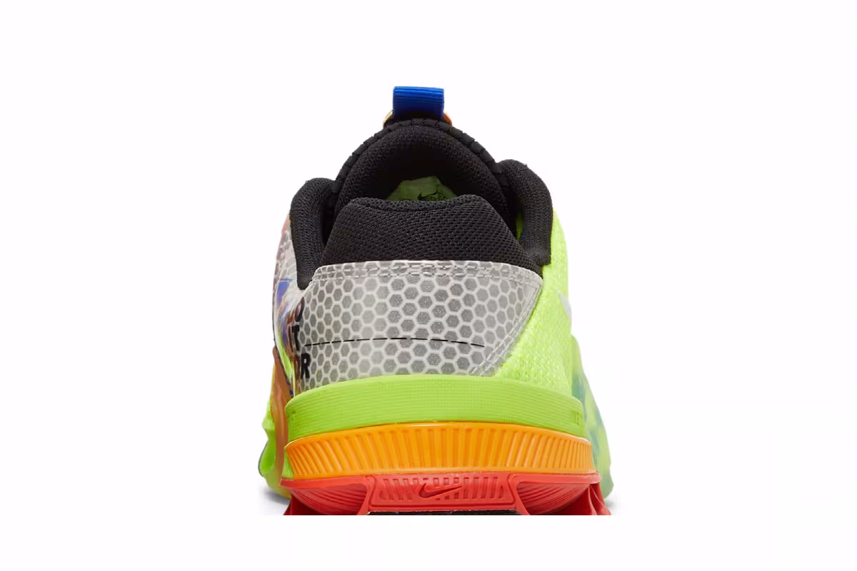 Nike Metcon 7 AMP Volt Bright Spruce Checkered, view 8