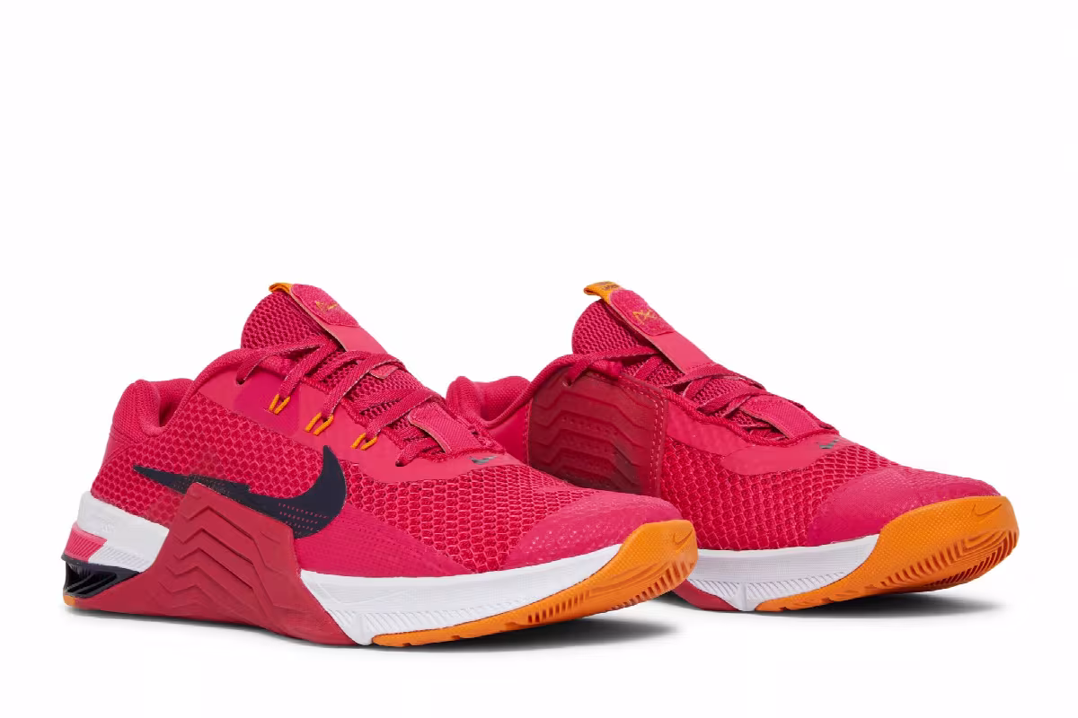 Nike Women's Metcon 7 Rush Pink Blackened Blue, view 9