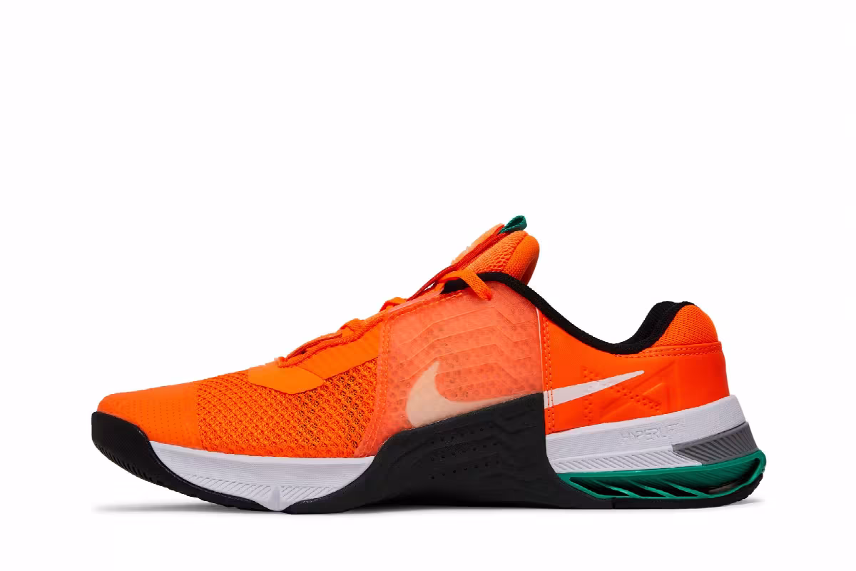 Nike Metcon 7 Total Orange Clear Emerald, view 4