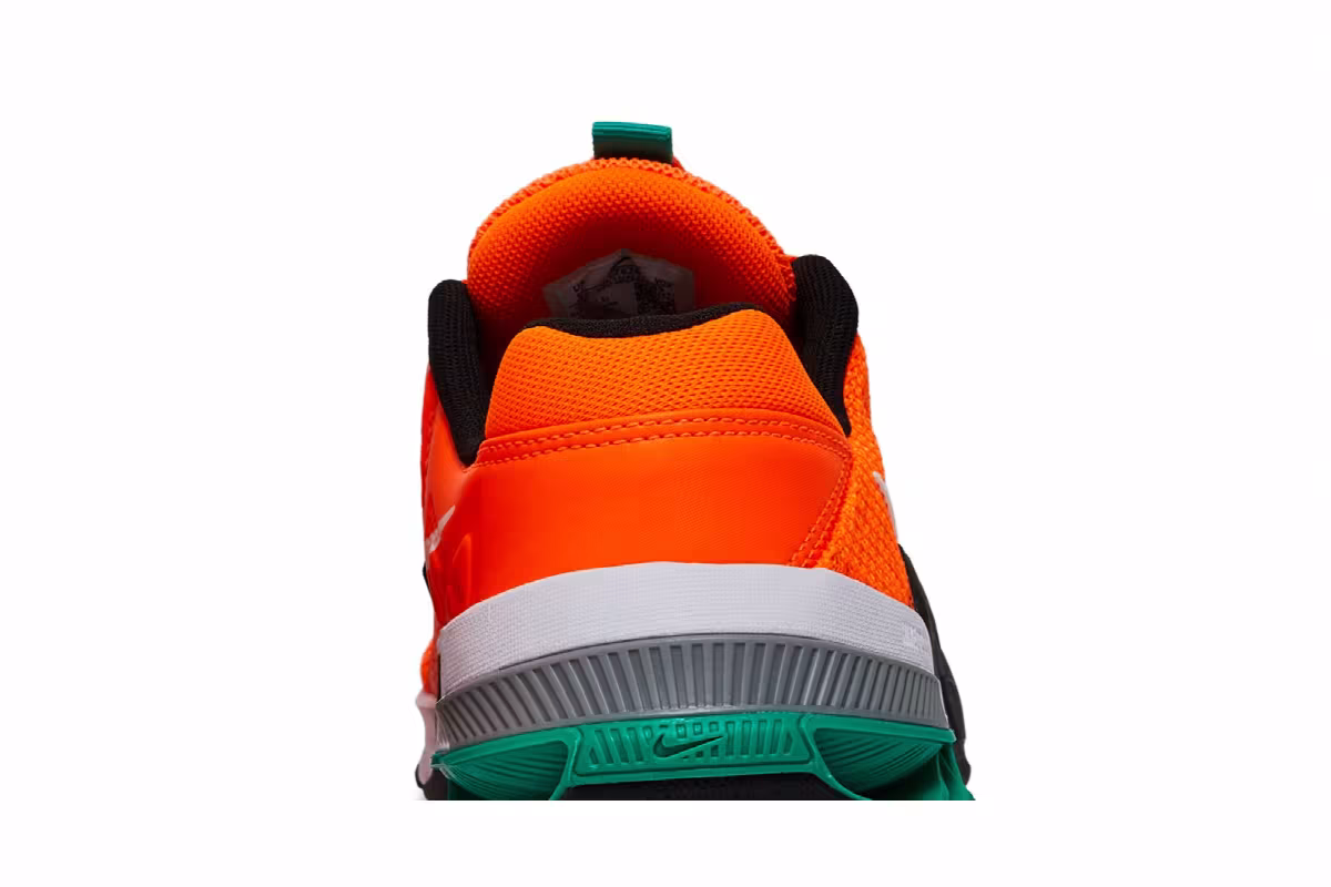 Nike Metcon 7 Total Orange Clear Emerald, view 8