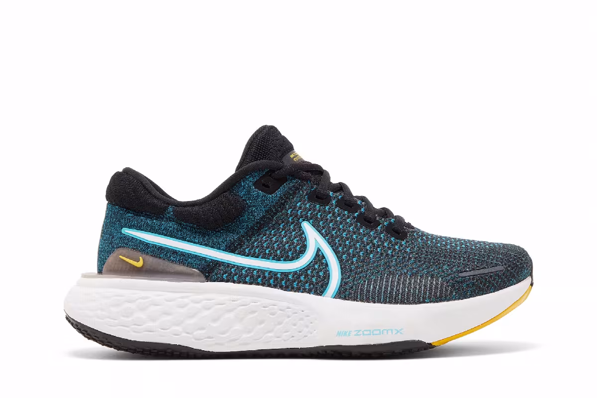 Nike ZoomX Invincible Run Flyknit 2 Black Chlorine Blue, view 2