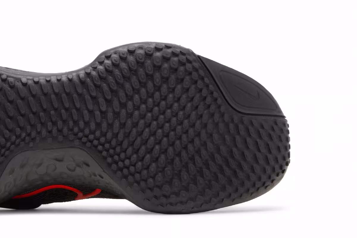Nike ZoomX Invincible Run Flyknit Black Total Orange, view 6