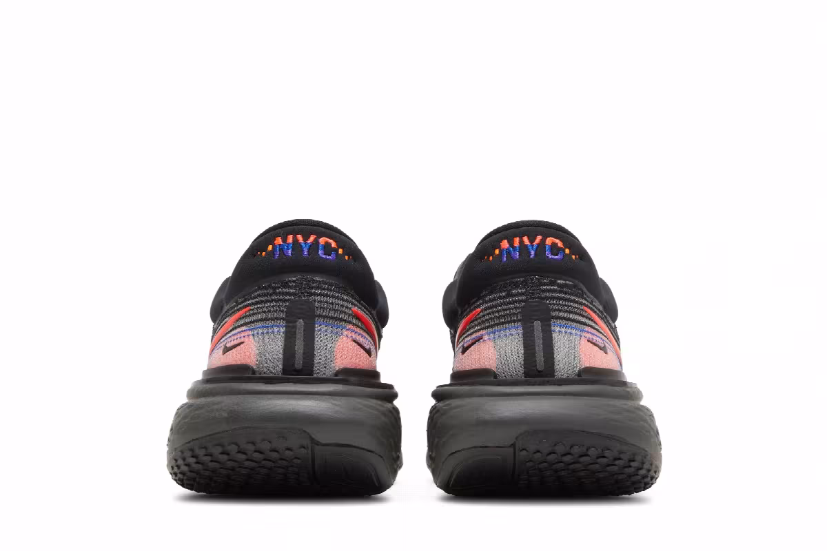 Nike ZoomX Invincible Run Flyknit Black Total Orange, view 7