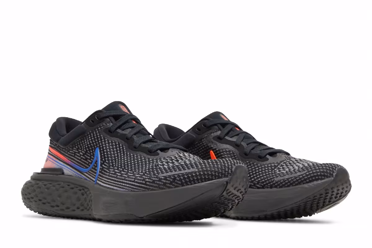Nike ZoomX Invincible Run Flyknit Black Total Orange, view 9