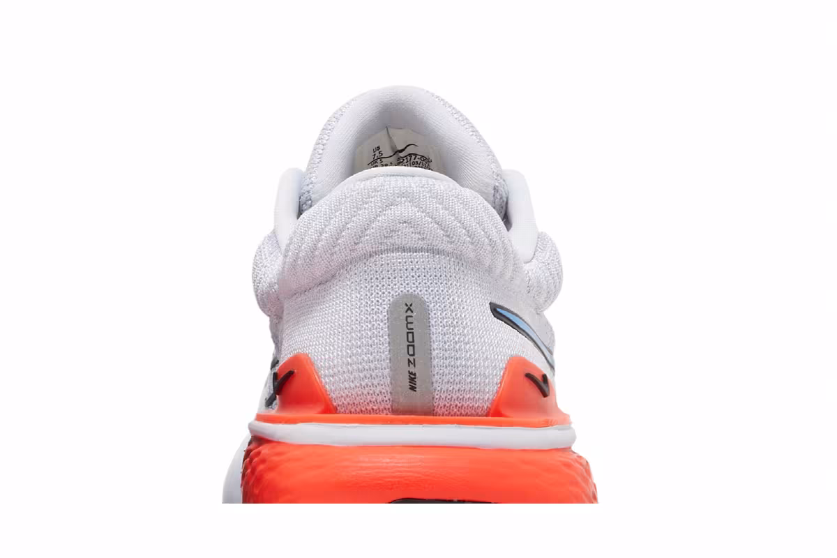 Nike Women's ZoomX Invincible Run Flyknit 2 Grey Crimson Blue, view 8