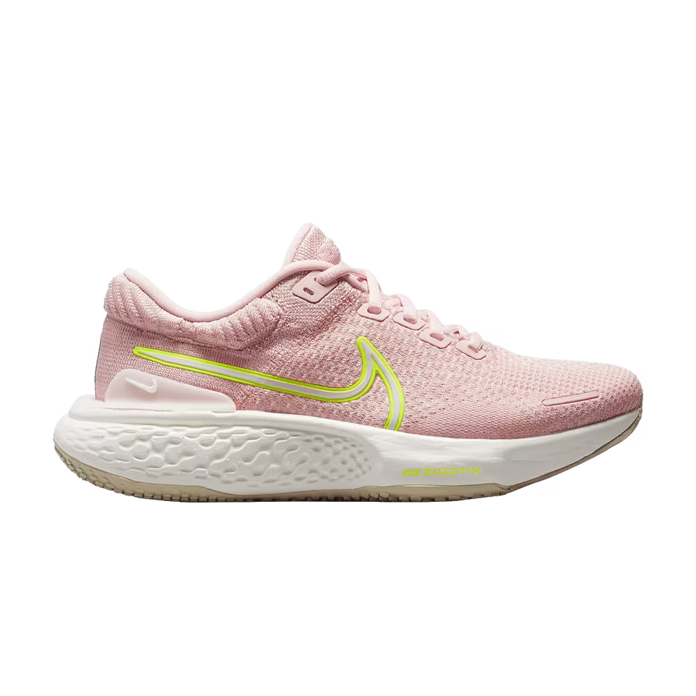 Nike Women's ZoomX Invincible Run Flyknit 2 Volt Pink Oxford