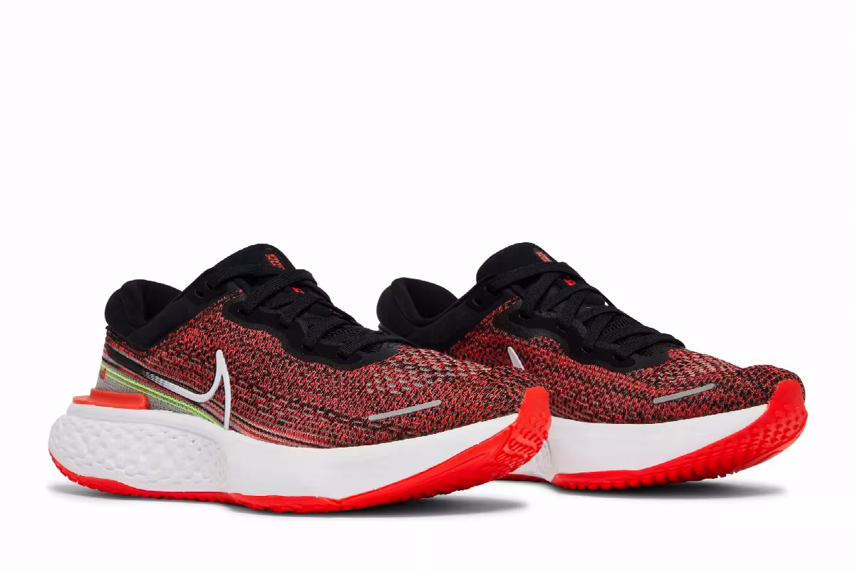 Nike ZoomX Invincible Run Flyknit Black Bright Crimson, view 9