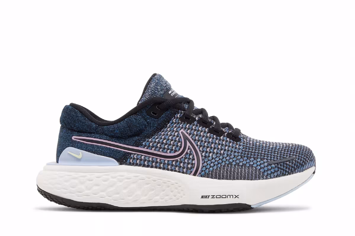 Nike Women's ZoomX Invincible Run Flyknit 2 Dark Marina Blue, view 2