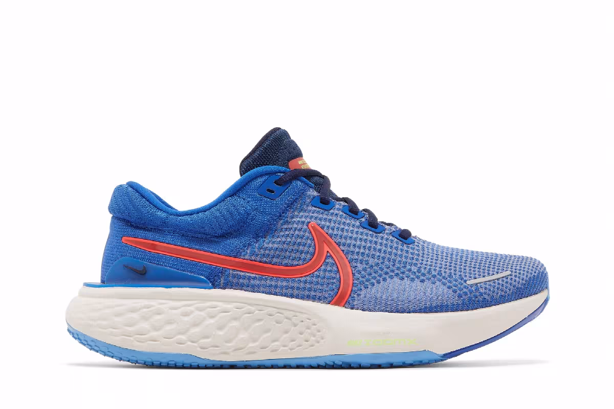 Nike ZoomX Invincible Run Flyknit 2 Game Royal Red Clay, view 2