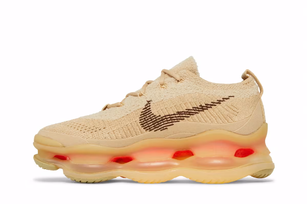 Nike Women's Air Max Scorpion Flyknit Sesame, view 4