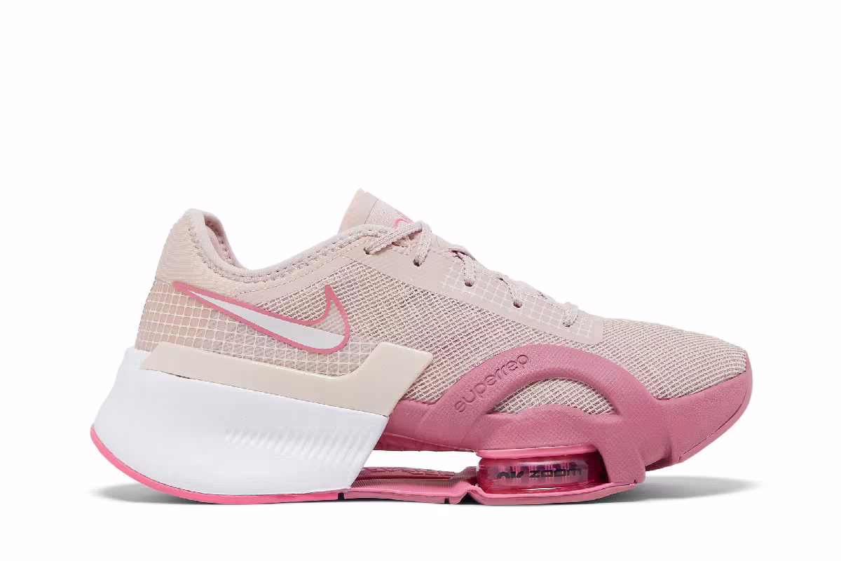 Nike Women's Air Zoom SuperRep 3 Pink Oxford, view 2