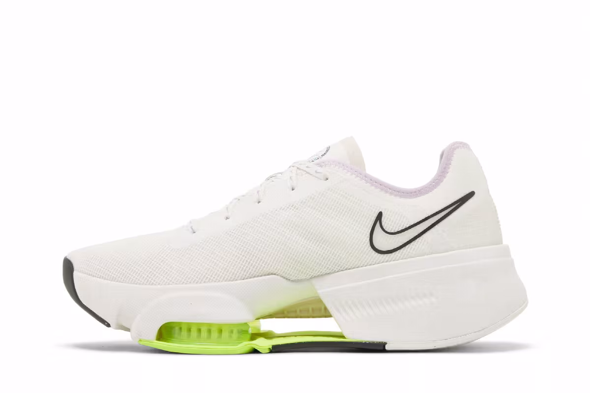 Nike Women's Air Zoom SuperRep 3 Premium White Volt, view 4
