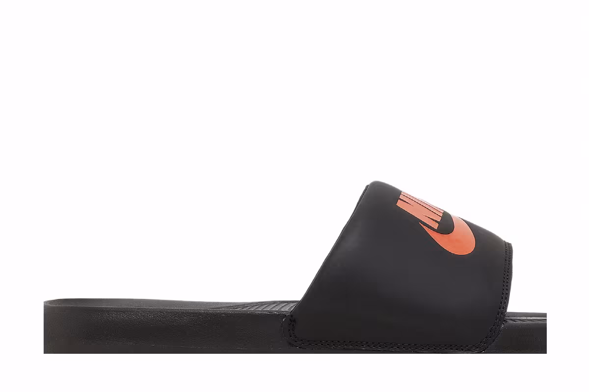 Nike Victori One Slide Black Team Orange, view 3
