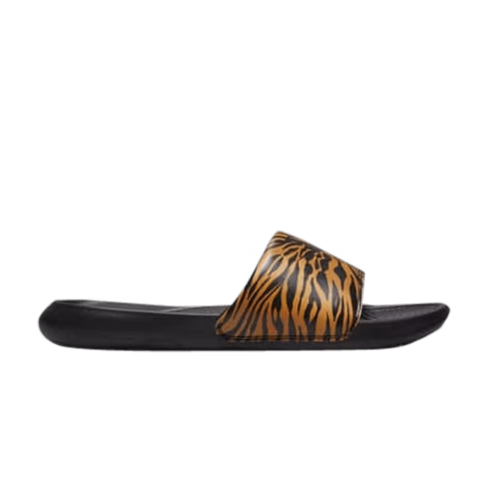 Nike Women's Victori One Printed Slide Cheetah Print - Black