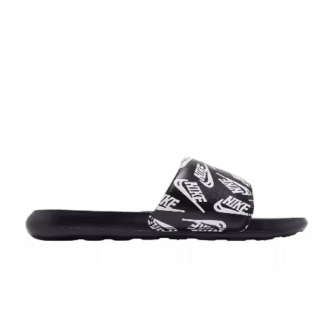 Nike Victori One Slide 'Repeat Logo - Black White'