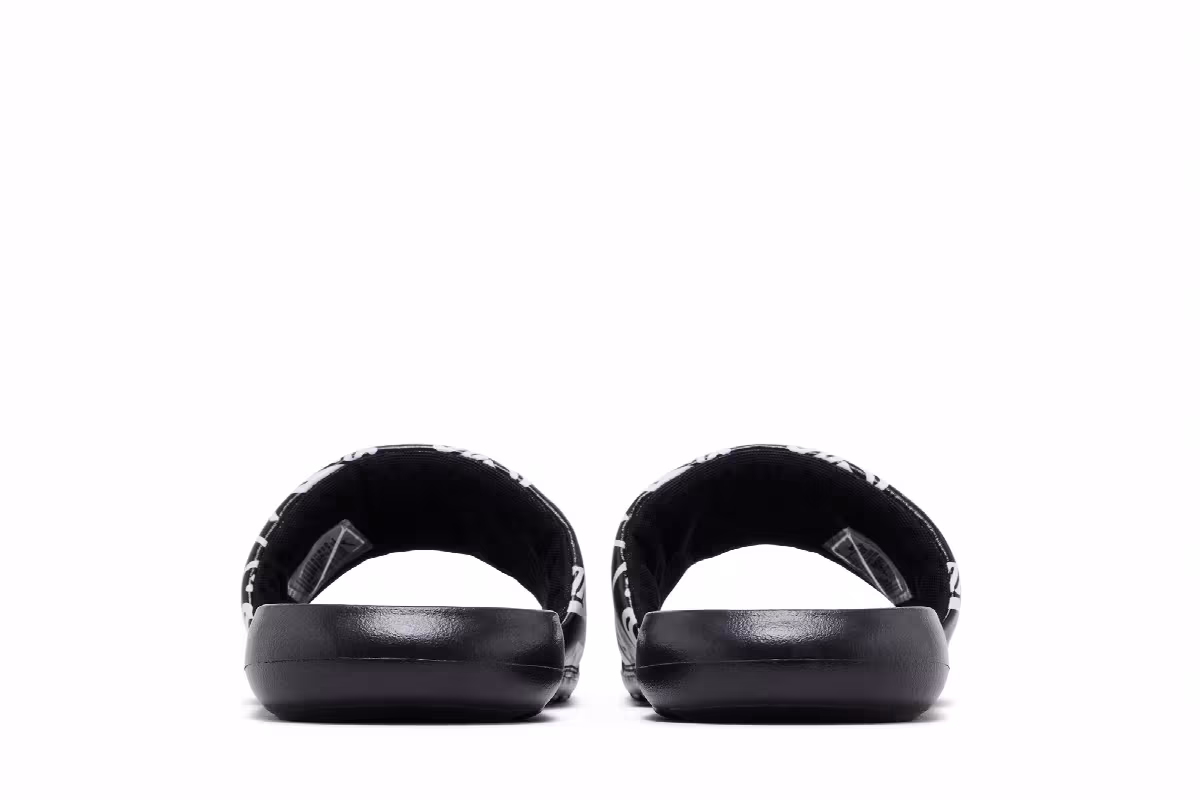 Nike Victori One Slide Repeat Logo - Black White, view 7