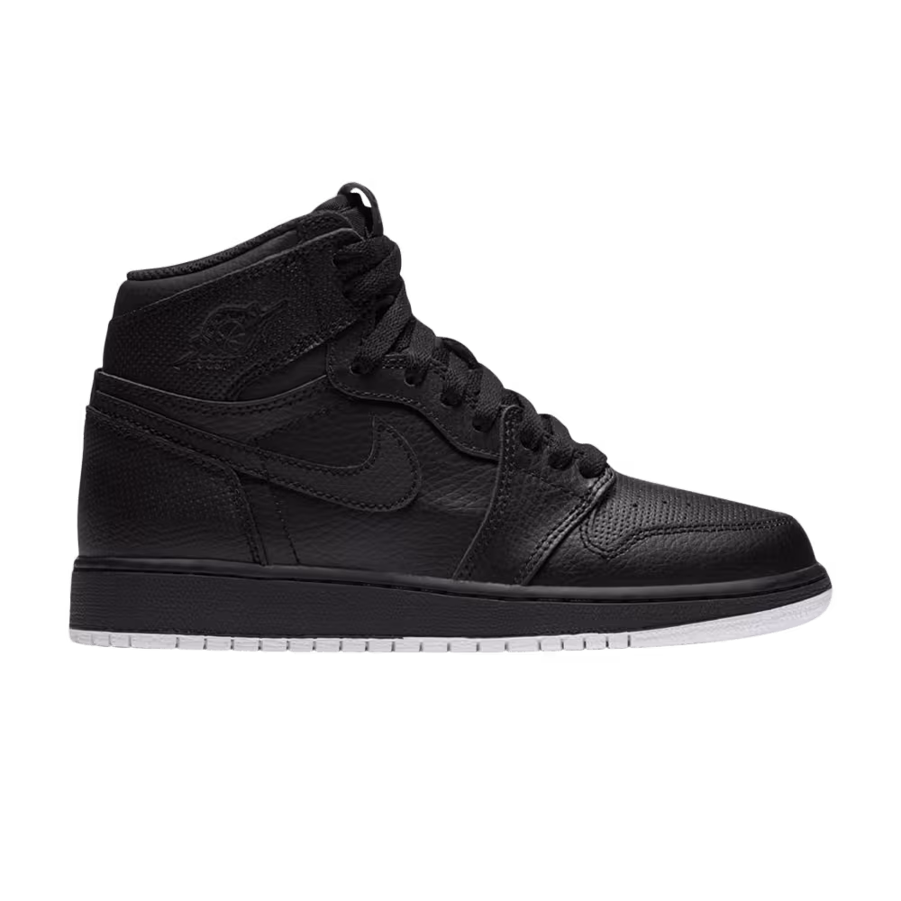 Air Jordan 1 High OG GS Black Perforated