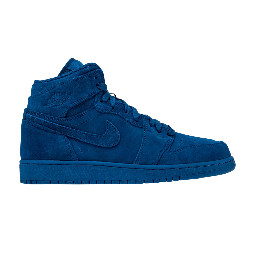 Air Jordan 1 High GS Blue Suede