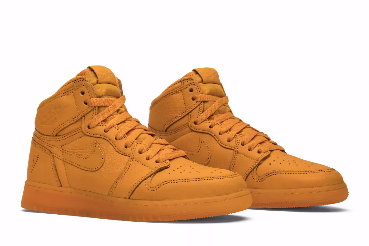 Air Jordan 1 High OG G8RD GS Orange Peel, view 9