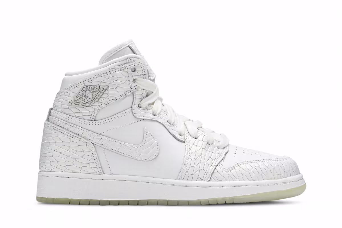 Air Jordan 1 High Premium GS Frost White, view 2