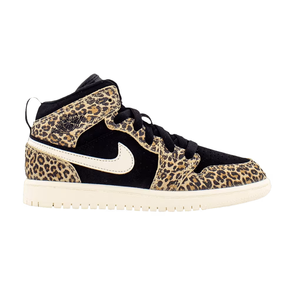 Air Jordan 1 Mid SE PS Cheetah