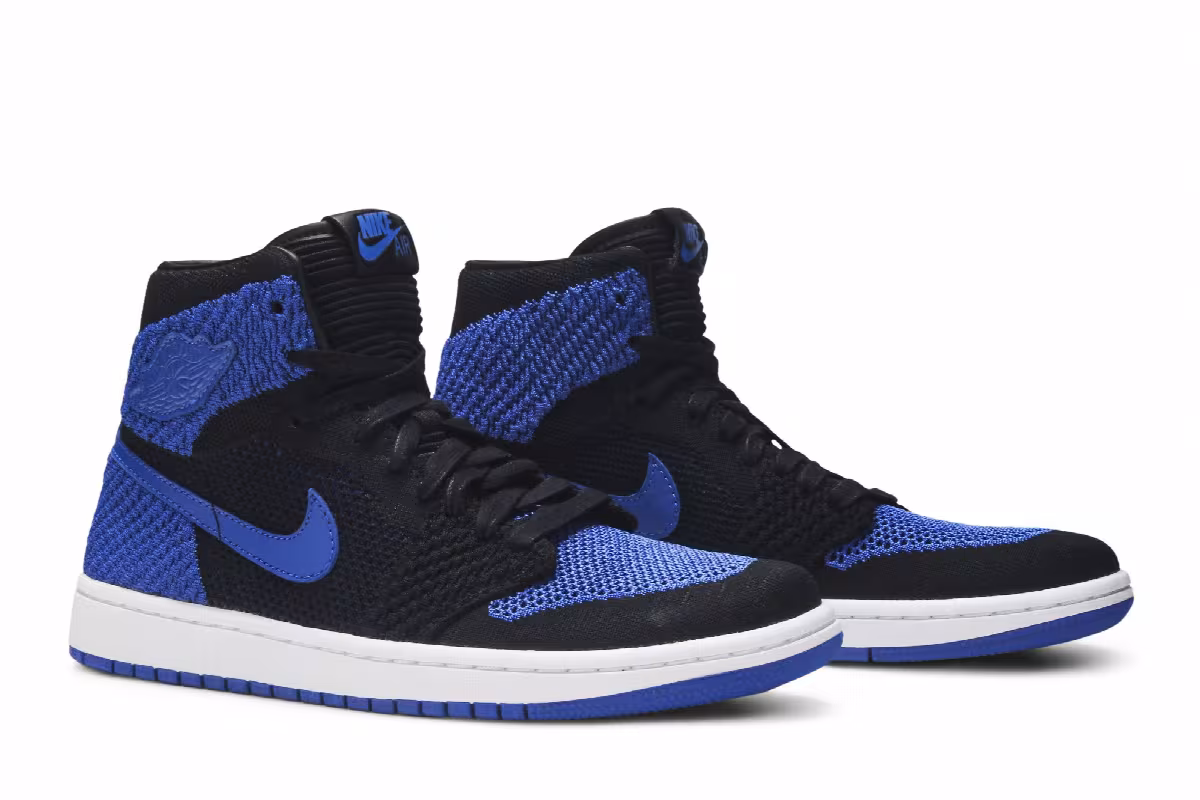 Air Jordan 1 High OG Flyknit GS Royal, view 9
