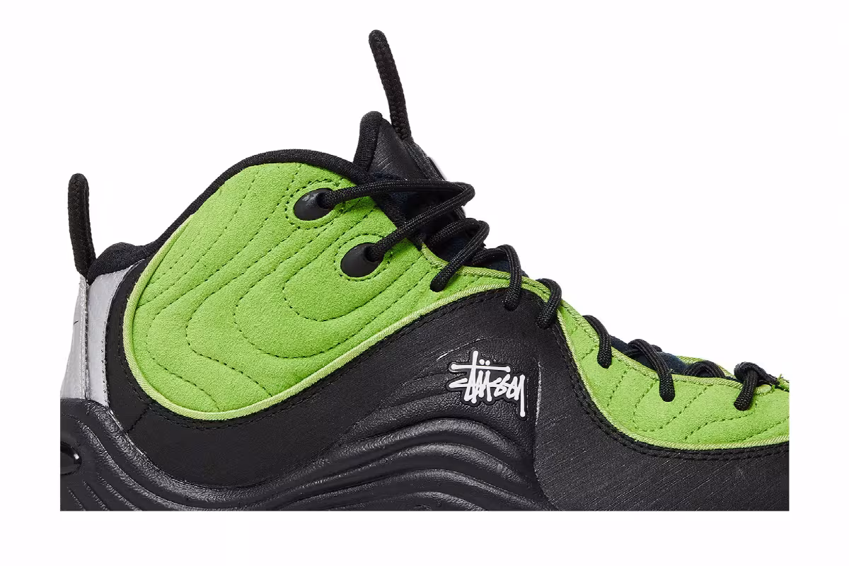 Stussy x Nike Air Penny 2 Vivid Green, view 3