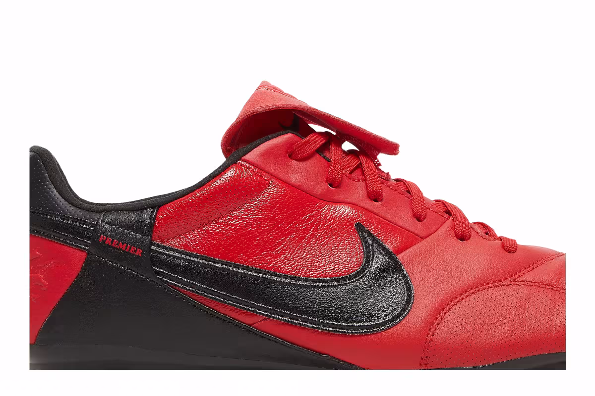 Nike Premier 3 FG University Red Black, view 3