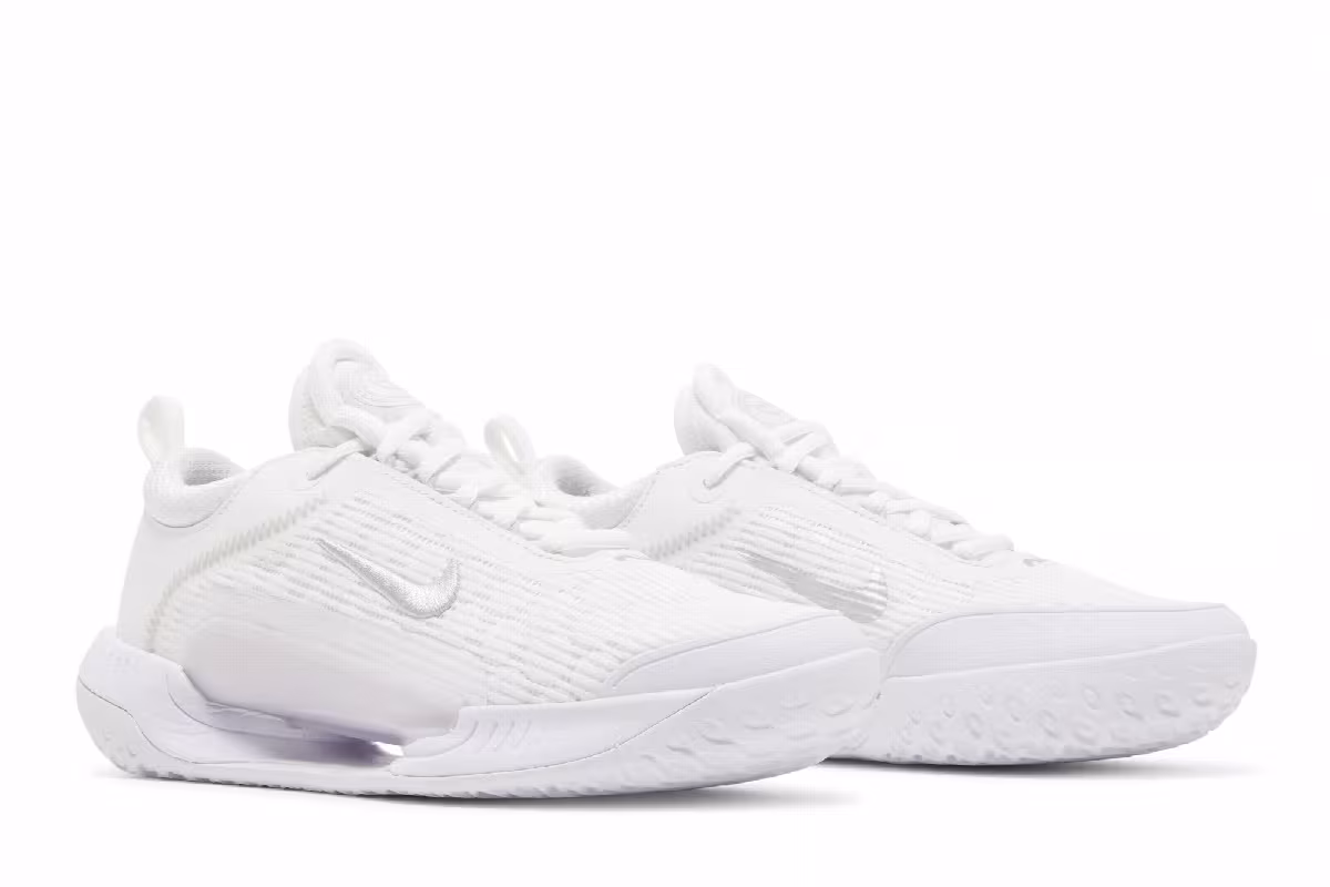 Women's NikeCourt Zoom NXT White Metallic Silver, view 9