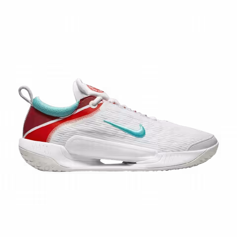 NikeCourt Zoom NXT 'White Habanero Red Washed Teal'