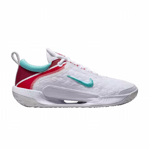 Wmns NikeCourt Zoom NXT 'White Habanero Red Teal'