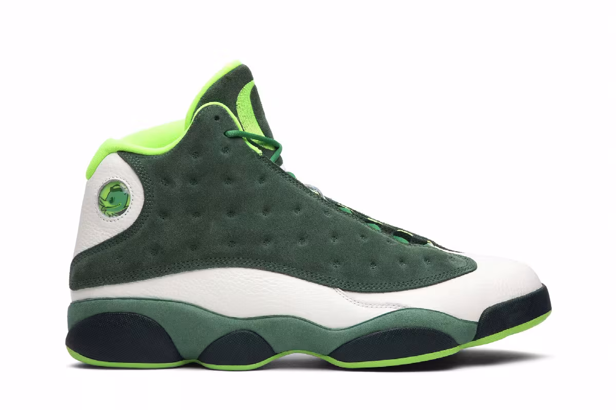 Air Jordan 13 Oregon Ducks, view 2