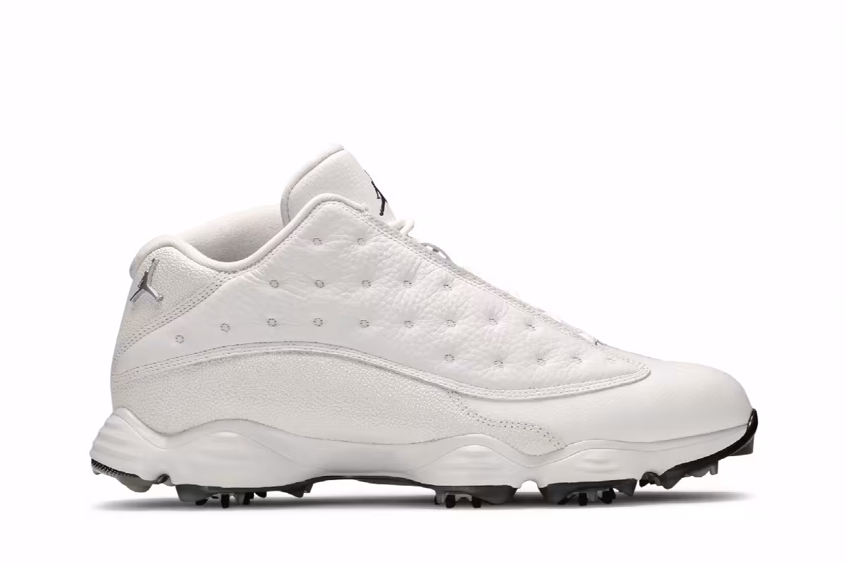 Air Jordan 13 Golf White Metallic, view 2