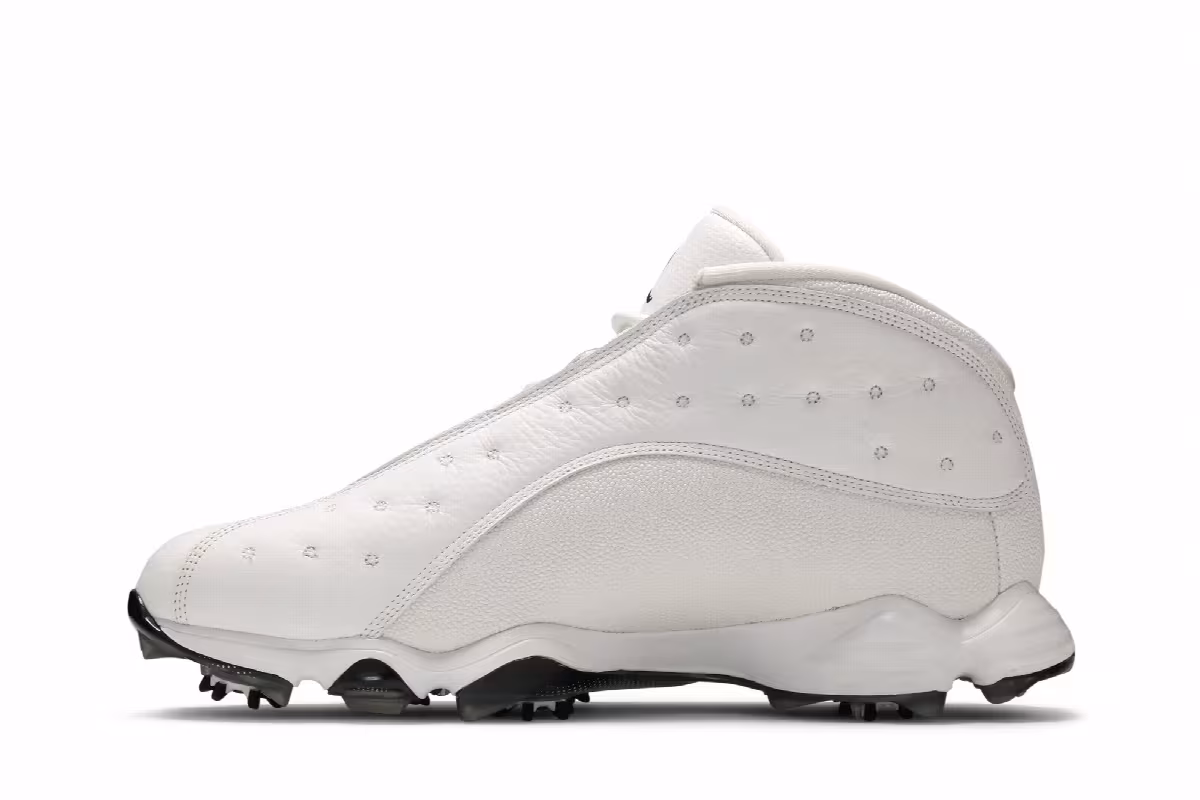 Air Jordan 13 Golf White Metallic, view 4