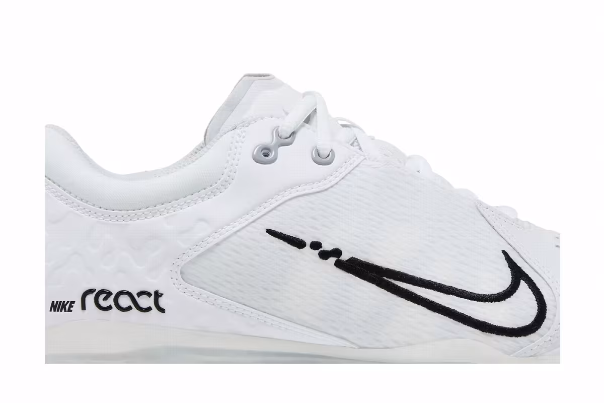 Nike Women's Hyperdiamond 4 Elite White Black, view 3