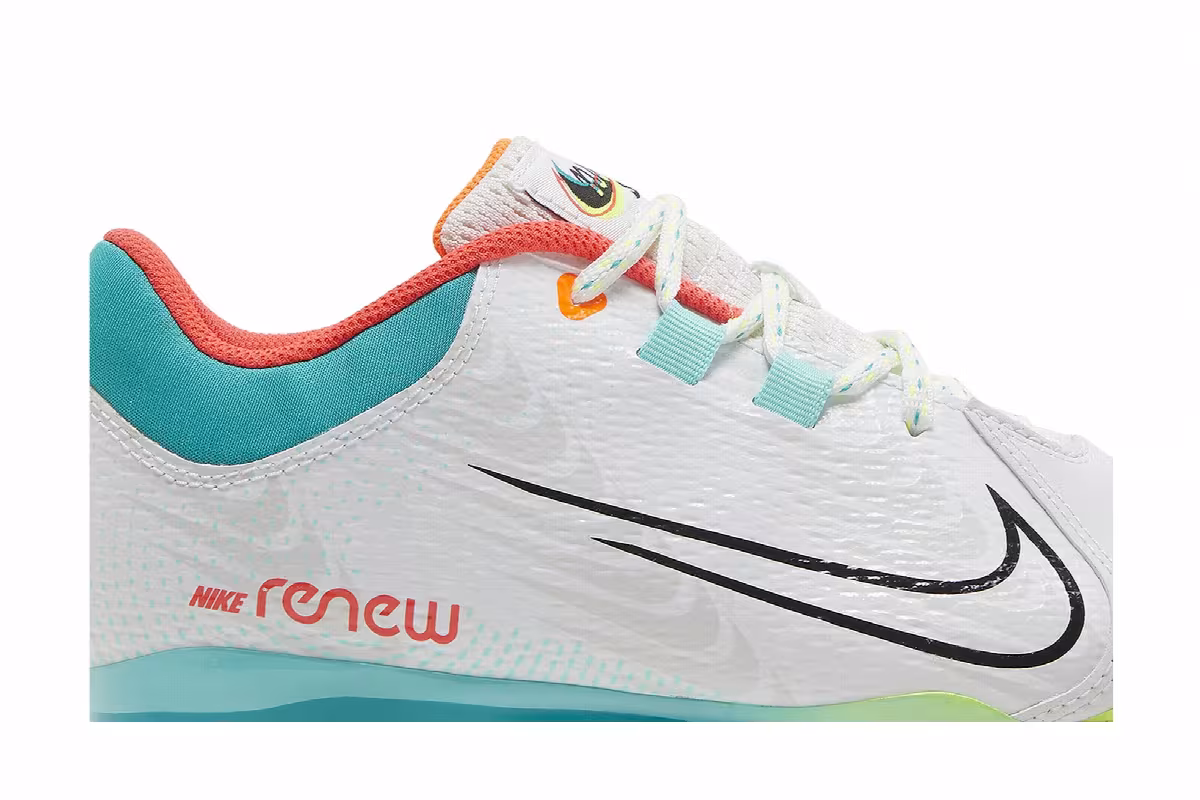 Nike Women's Hyperdiamond 4 Pro White Turbo Green, view 3