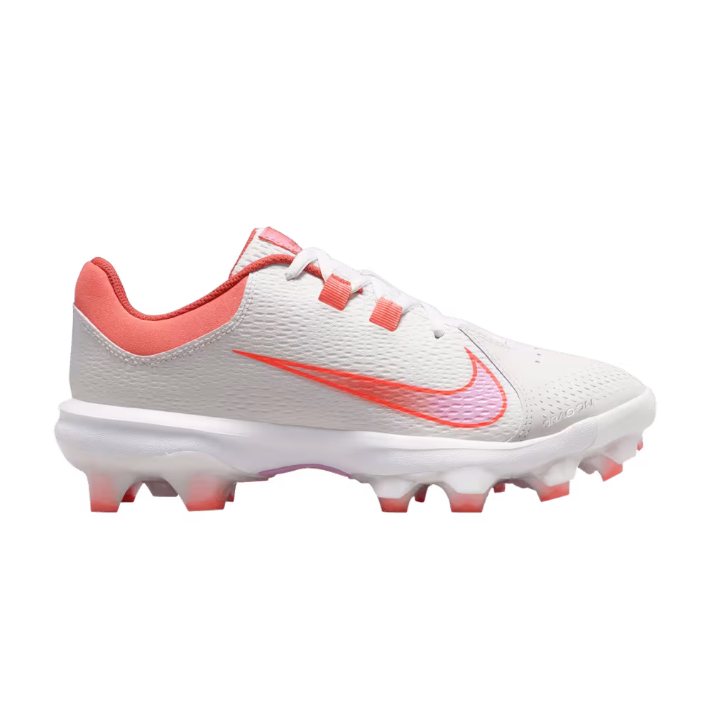 Nike Women's Hyperdiamond 4 Pro MCS White Light Wild Mango