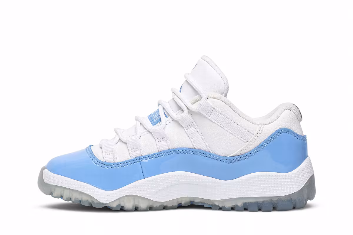 Air Jordan 11 Low BP UNC 2017, view 4