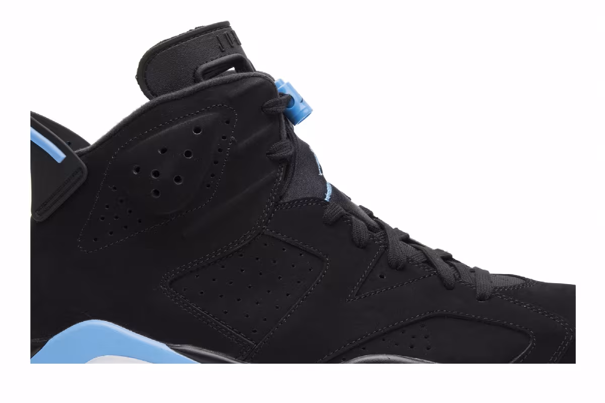 Air Jordan 6 Tar Heels, UNC, view 3